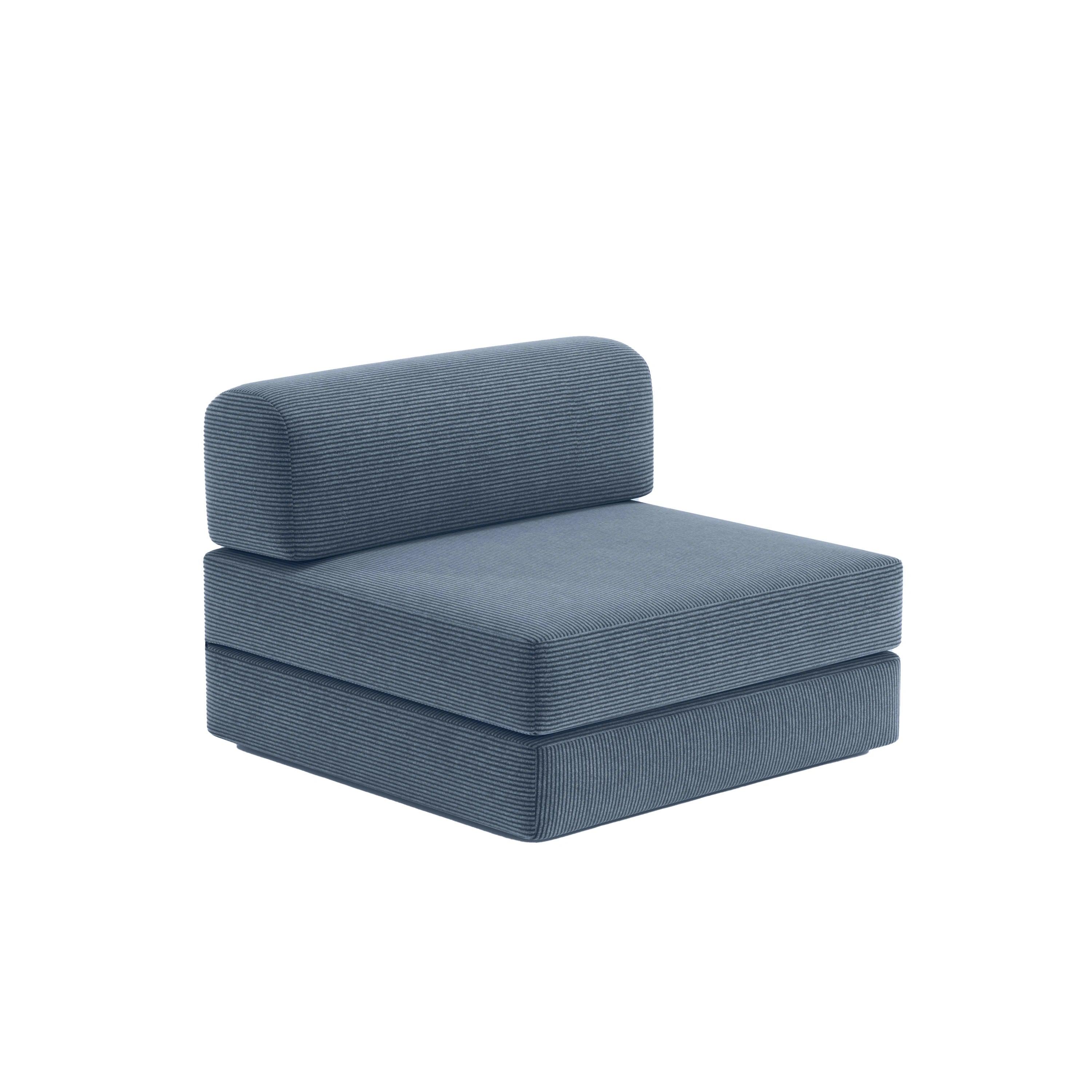 Nova Modular Single Seat-Aegean Blue - PortaSofa